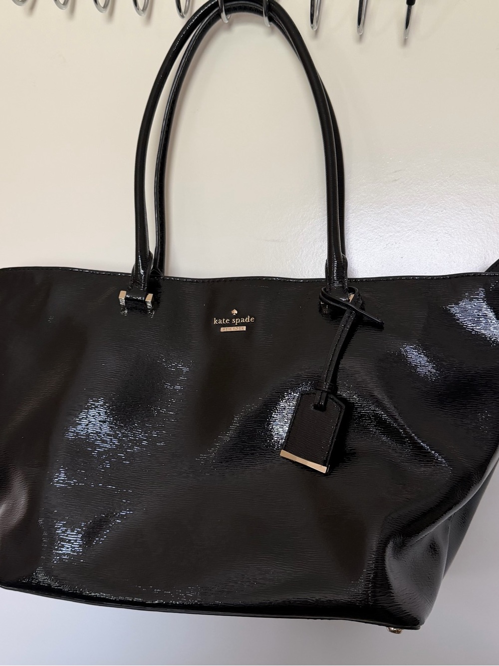 KATE SPADE Black Shoulder Tote Bag